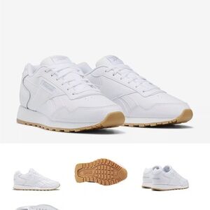 New Reebok Classic Glide Sneaker White memory foam Sneakers sz 8.5